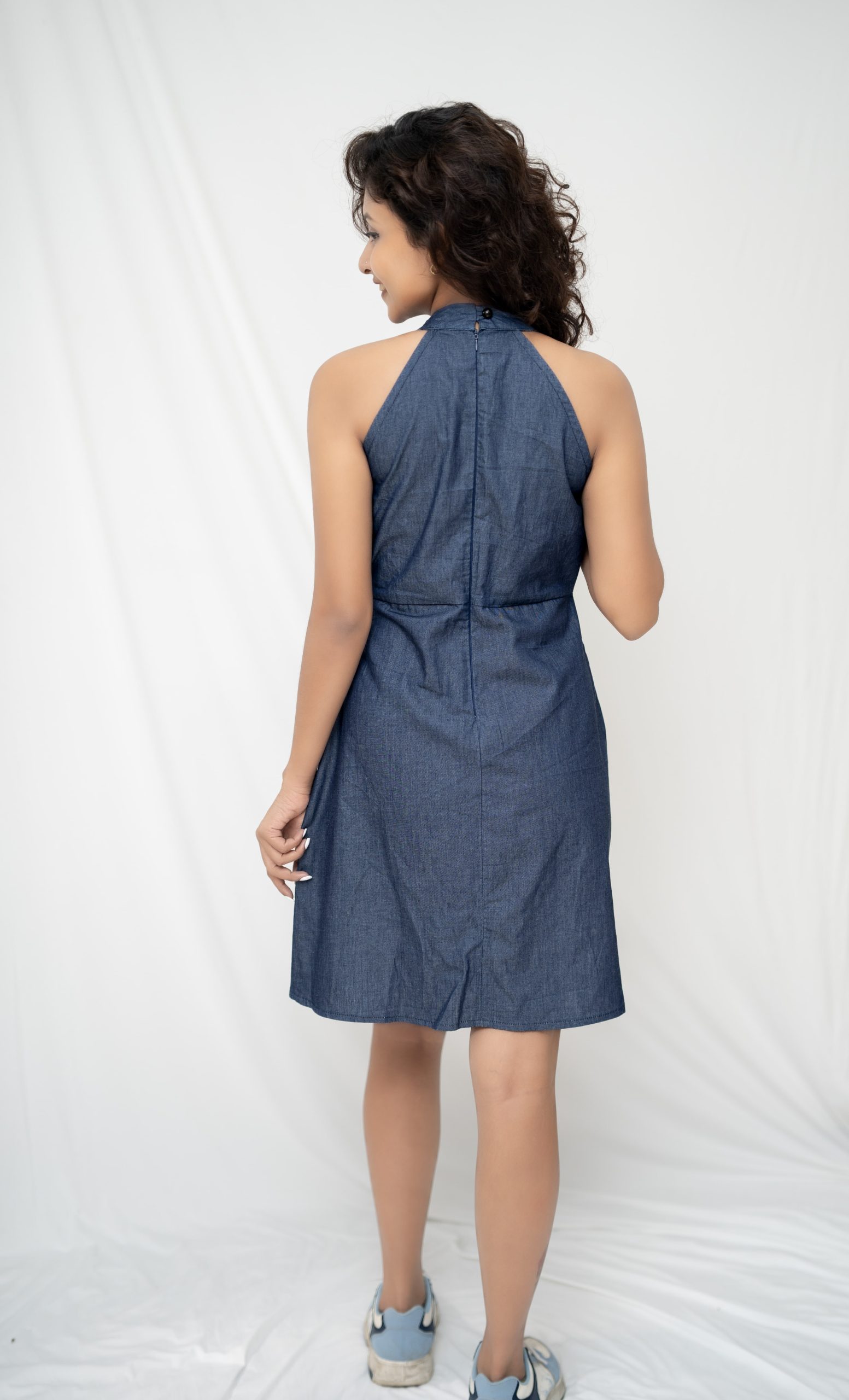 Halter Neck Short Dress - Image 6